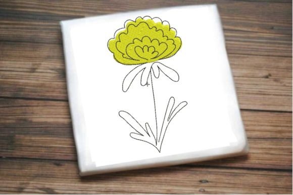 Elegant Chrysanthemum for Business Embroidery
