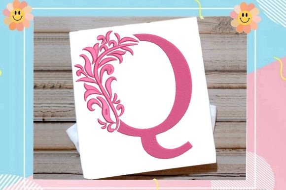 Elegant Touch: Beautiful Monogram Letter Q