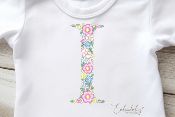 Elevate Your Holiday Projects with Floral Letter I
