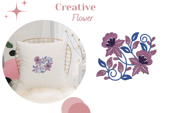 Exploring Creative Flowers: A Versatile Embroidery Design