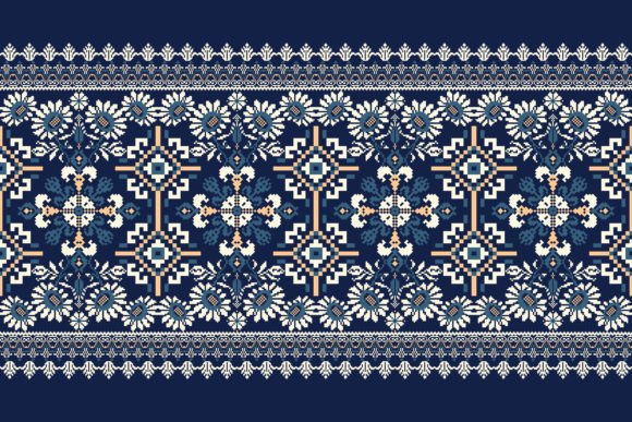 Floral Cross Stitch Embroidery: A Versatile Design