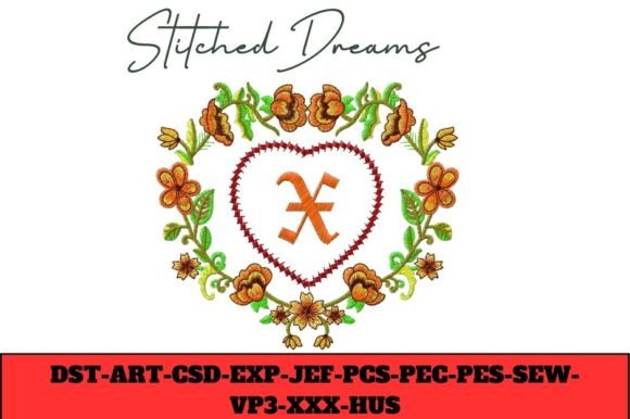 Floral Heart Letter X: A Perfect Seasonal Touch