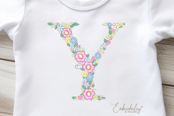 Floral Letter Y Machine Embroidery: A Designer's Review