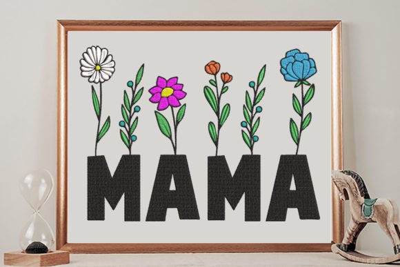 Mama Floral: A Charming Addition for Seasonal Embroidery