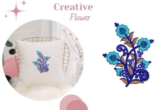 Stylish Flower: A Versatile Embroidery Design